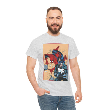 Spider-Man & Punisher T-Shirt - Jim Lee Art - Marvel Comics