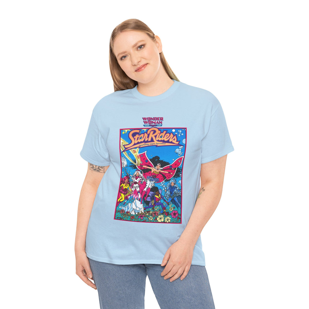 Wonder Woman & the Star Riders Shirt - 1980s Concept Figures - Promotional Art - DC Comics