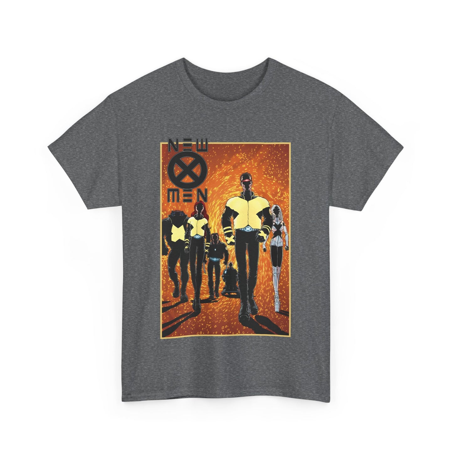 New X-Men T-Shirt - Frank Quitely Art - Wolverine, Cyclops, Jean Grey, Beast, Professor X - Marvel Comics - Grant Morrison Run