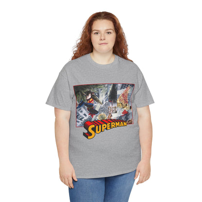 Superman Christmas Tree T-Shirt - Alex Ross Art - DC Comics