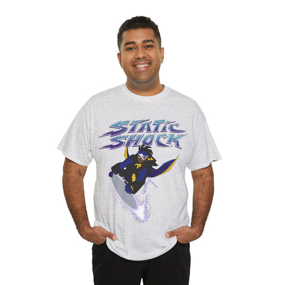 Static Shock T-Shirt - Milestone Comics - WB 1990s Animated Series - DC Comics - Virgil Hawkins