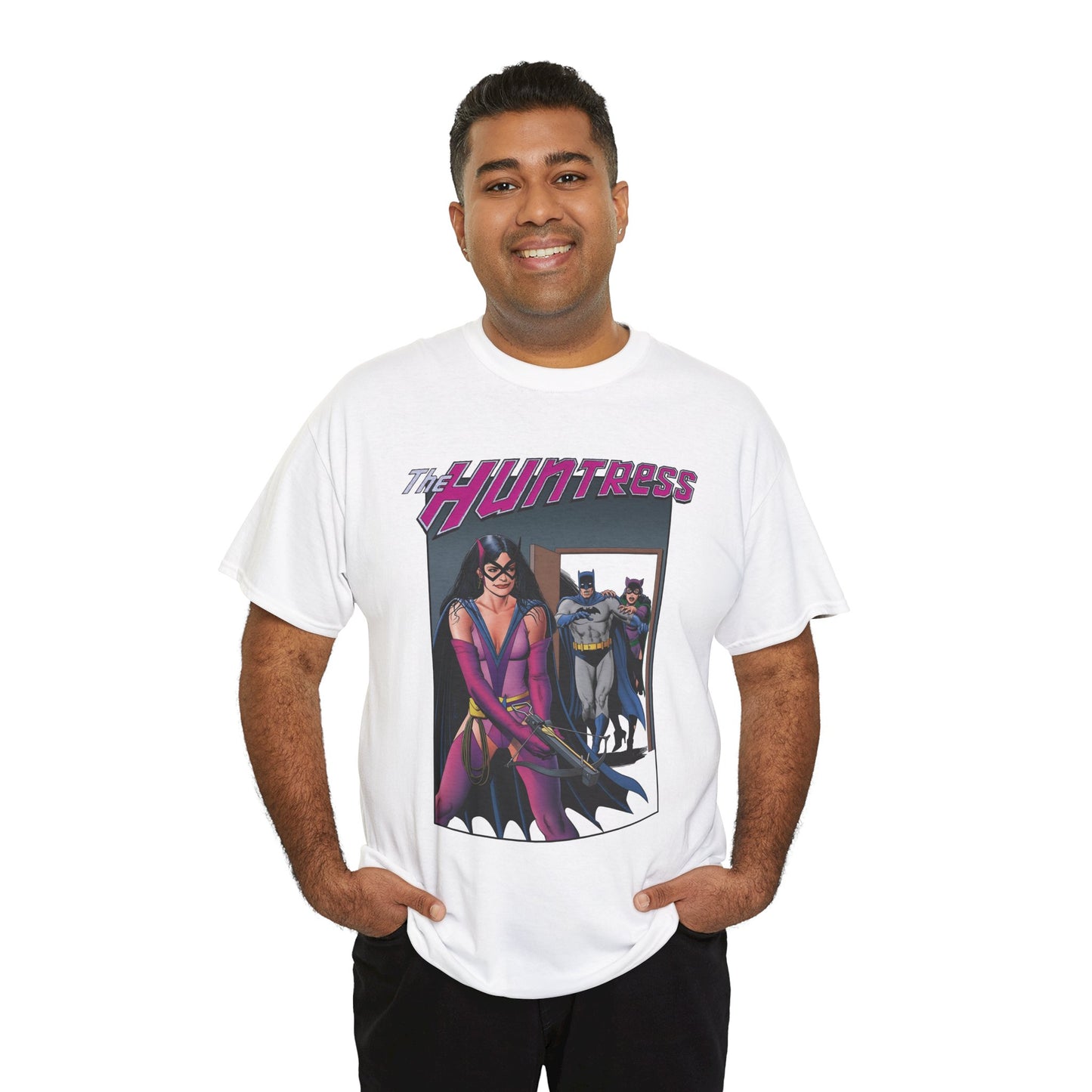 Huntress Shirt - Brian Bolland Art - Helena Wayne, Batman and Catwoman's Daughter - JSA Member, Earth 2 - DC Comics