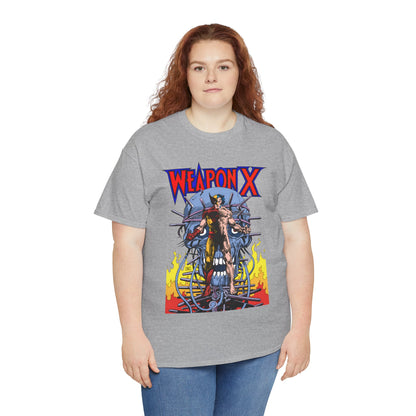 Weapon X T-Shirt - Barry Windsor-Smith Art - Wolverine Origin Story Before He Joined the X-Men - Logan, Mutant Leader - Marvel Comics