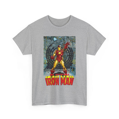 Iron Man T-Shirt - Bob Layton Art - Tony Stark Armor - Avengers Member & Leader - Marvel Comics