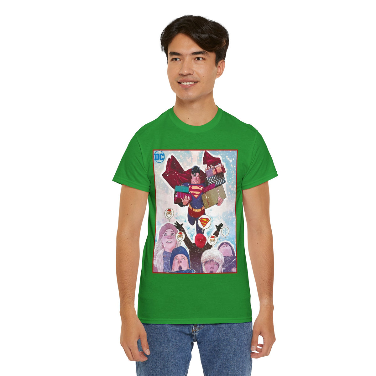 Superman Santa T-Shirt - Mitch Gerads Art - DC Comics