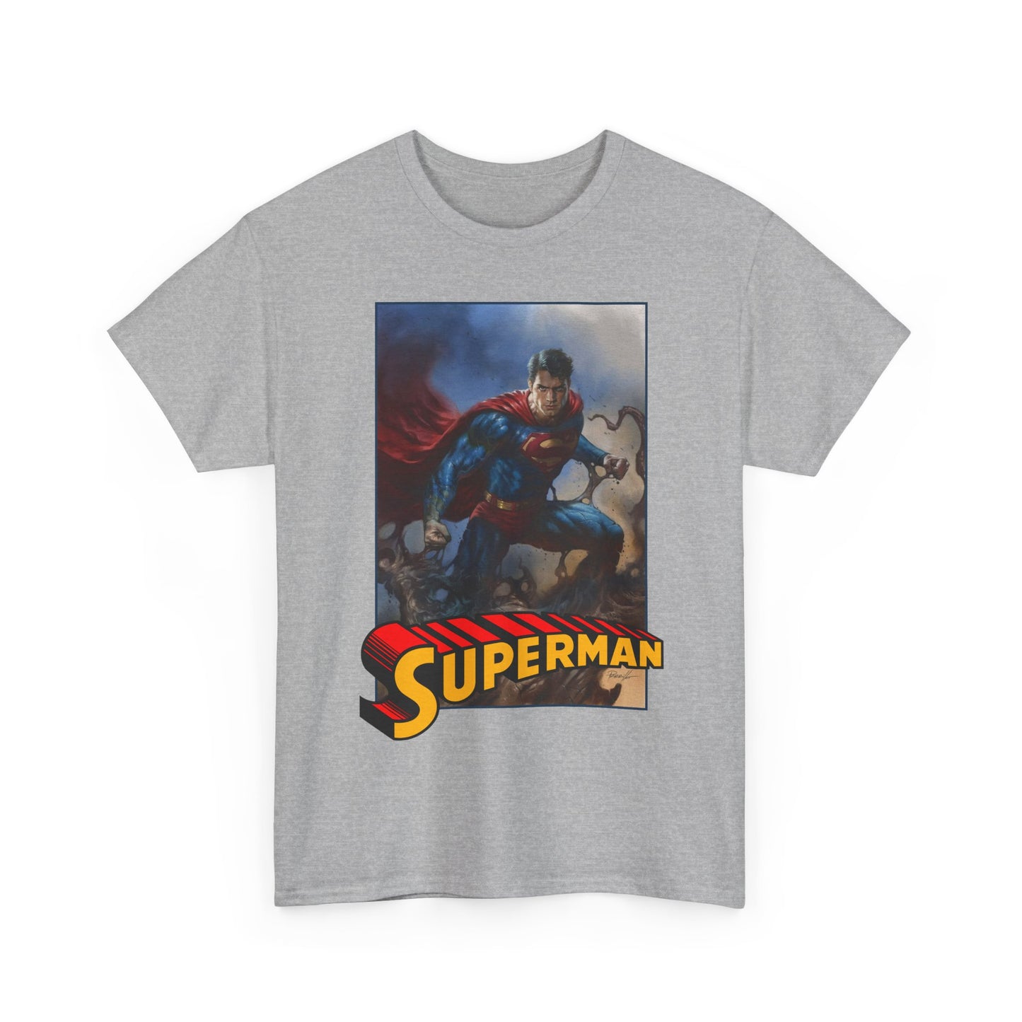 Superman T-Shirt - Lucio Parrillo Art - Man of Steel - DC Comics