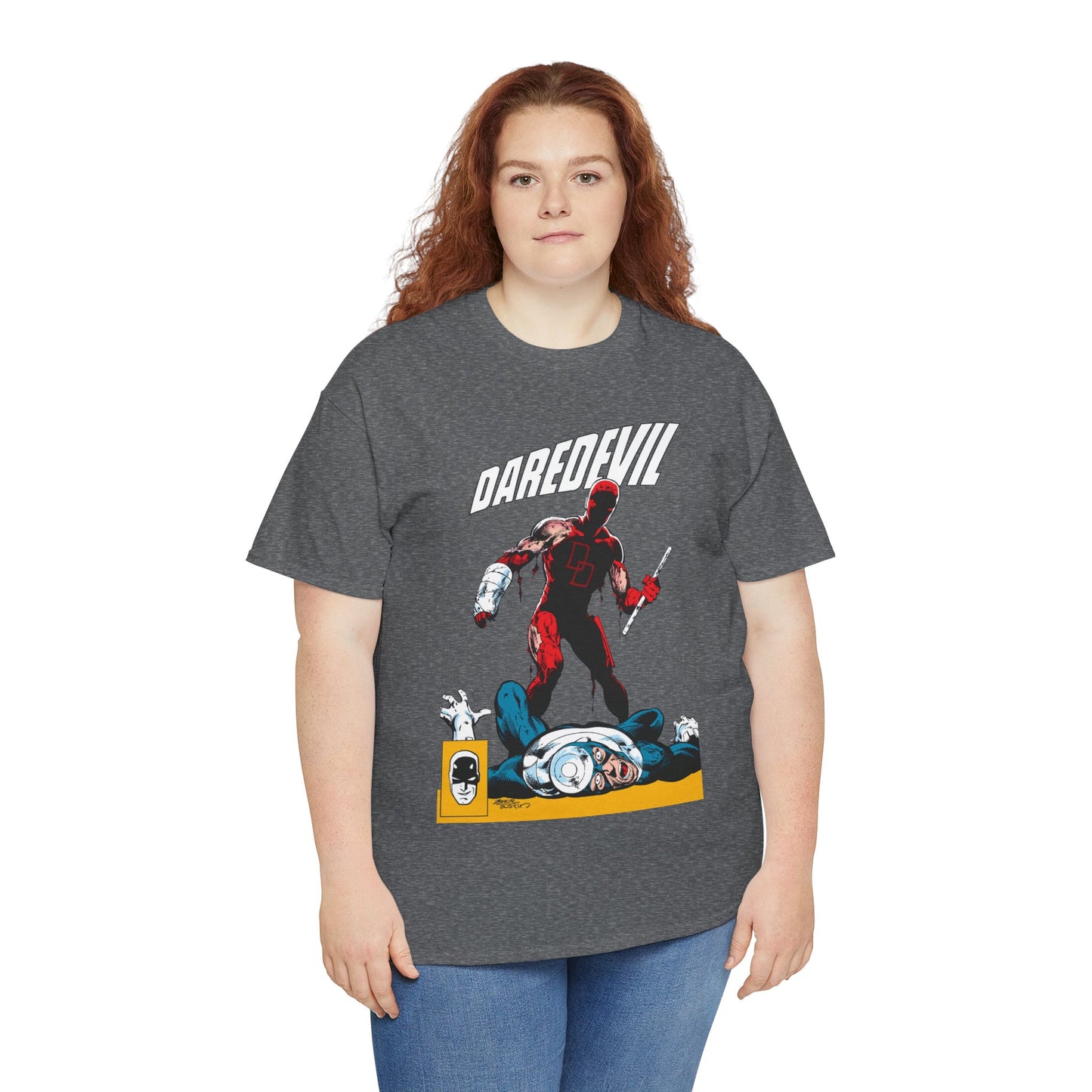 Daredevil T-Shirt - John Byrne Art - Marvel Comics - Bullseye - Matt Murdock, Man Without Fear