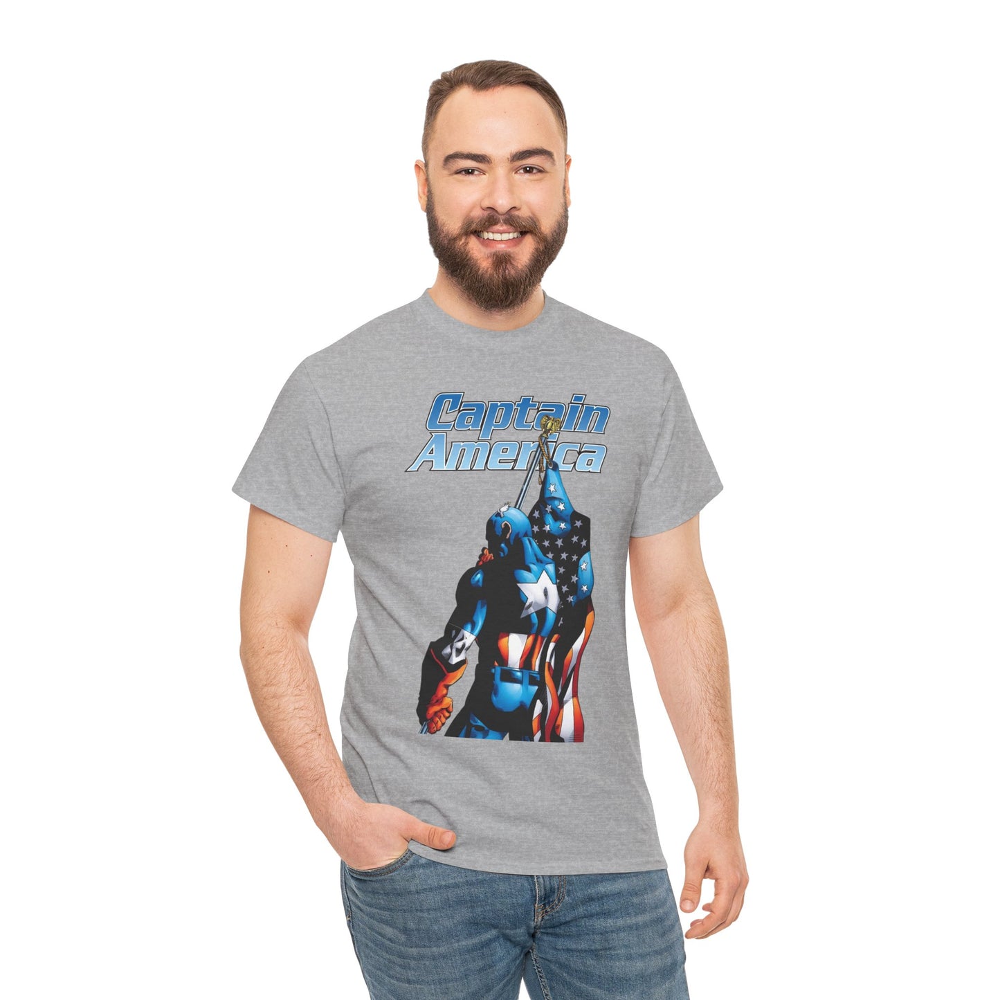 Captain America T-Shirt - Dan Jurgens Art - Marvel Comics