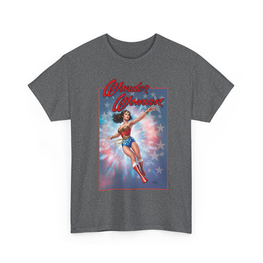 Wonder Woman '77 T-Shirt - Nicola Scott Art - Comic Book Based on the 1970s TV Series with Lynda Carter - DC Comics