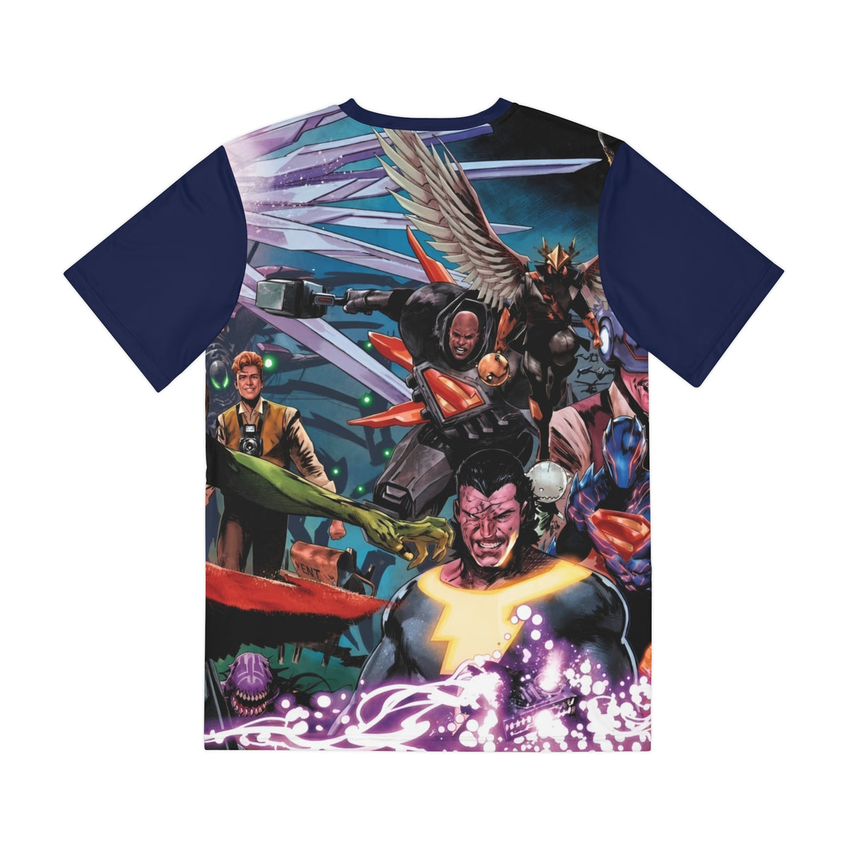 Absolute Superman All-Over Print Tee (Polyester) - Rafa Sandoval Art - DC Comics (IMPROVED PLACEMENT AND PRINTING TECHNIQUES)