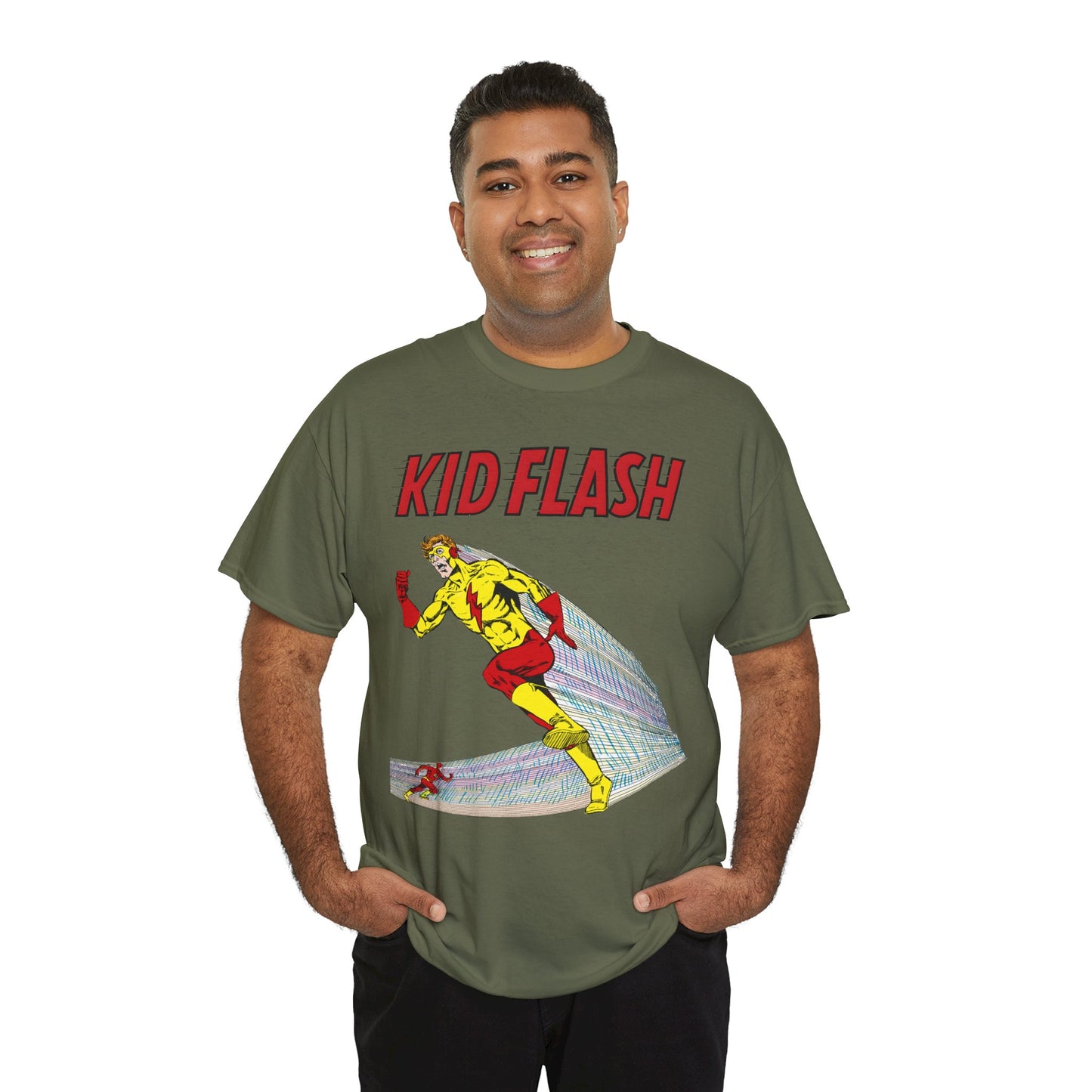 Kid Flash T-Shirt - George Perez Art - New Teen Titans - Wally West, Flash Sidekick - DC Comics