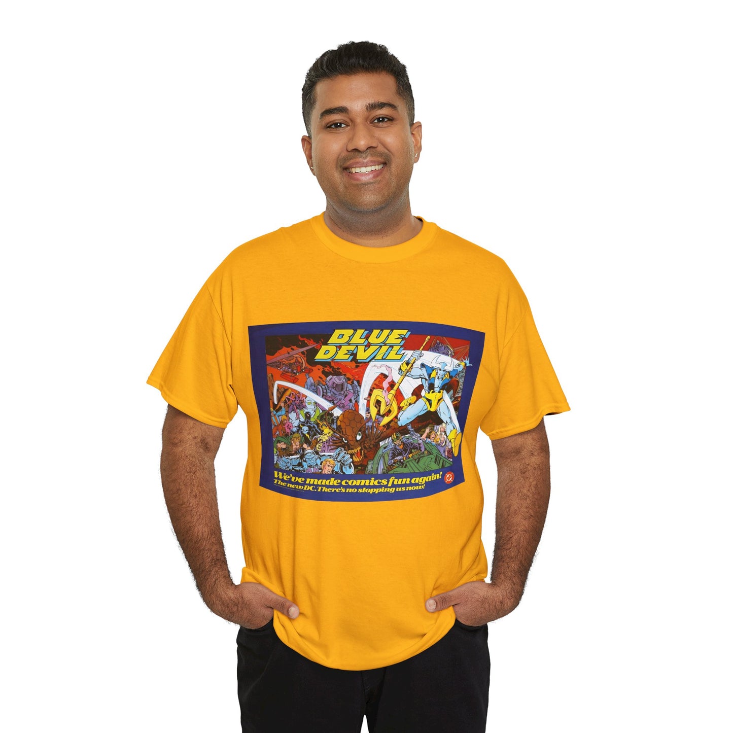 Blue Devil Ad T-Shirt - DC Comics