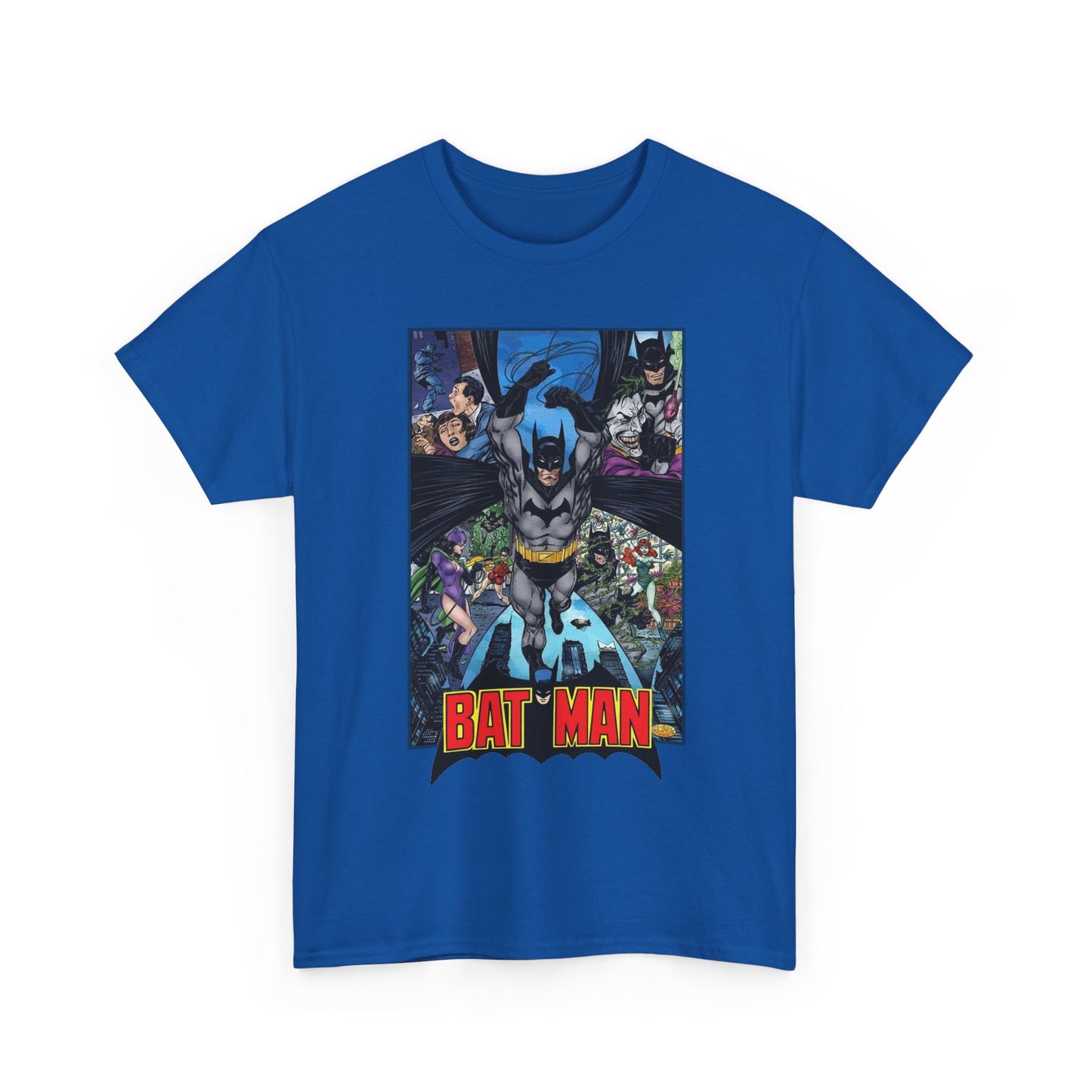 Batman T-Shirt - John Byrne Art - Joker, Catwoman, Poison Ivy - Caped Crusader - DC Comics