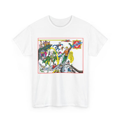 Who's Who in the DC Universe T-Shirt - George Perez Art - #1 Cover - Aquaman, Arion, Amazing Man, Amethyst - DC Comics