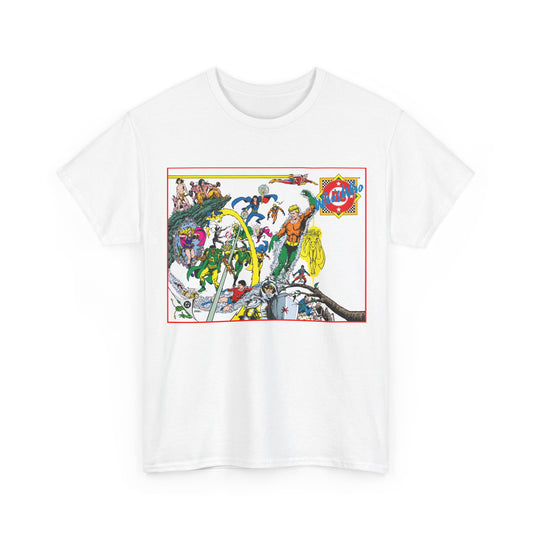 Who's Who in the DC Universe T-Shirt - George Perez Art - #1 Cover - Aquaman, Arion, Amazing Man, Amethyst - DC Comics