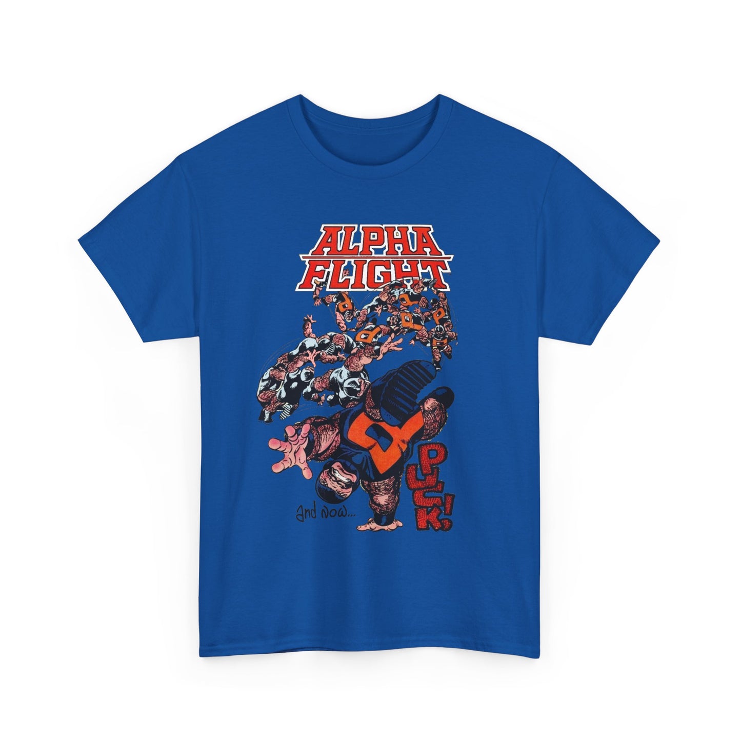 Puck T-Shirt - John Byrne Art - Alpha Flight Member - Marvel Comics