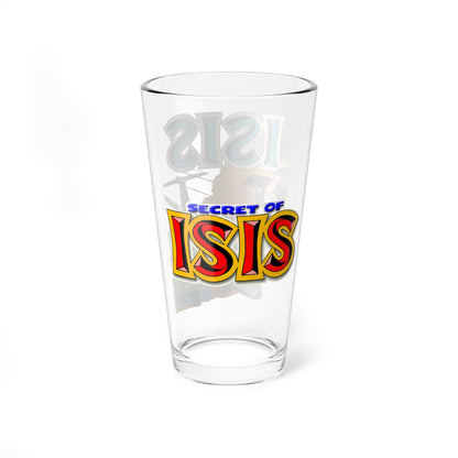 Isis Pint Glass, 16oz - DC Comics Art 1970s - Shazam/Captain Marvel TV Link - Popular TV Show Adaptation