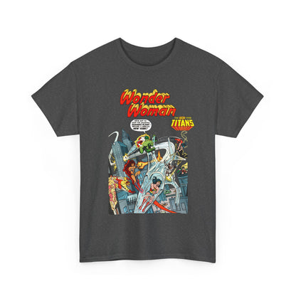 Wonder Woman/New Teen Titans T-Shirt - Ross Andru Art - Wonder Girl, Starfire, Cyborg, Raven - #287 Cover Art - DC Comics