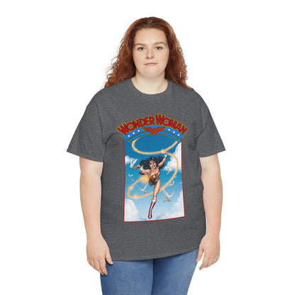Wonder Woman T-Shirt - George Perez Art - Post-Crisis 1980s Retro Graphic - Themyscira - DC Comics