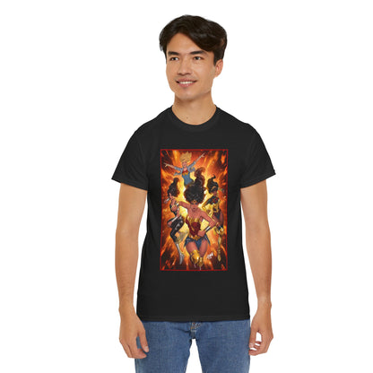 Wonder Woman & the Wonder Girls T-Shirt - David Nakayama Art - Donna Troy, Cassie Sandsmark, Yara Flor - #17 Variant Cover Art - DC Comics