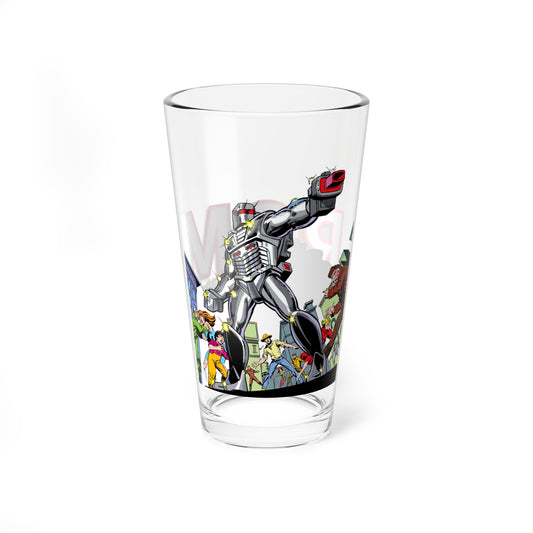 ROM Spaceknight Pint Glass, 16oz - Marvel Comics Art - Dire Wraiths - Popular 1980s Comic Series