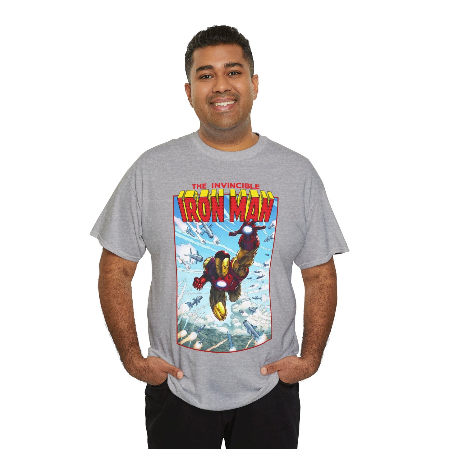 Iron Man T-Shirt - Marc Silvestri Art - Tony Stark Armor - Avengers Member & Leader - Marvel Comics