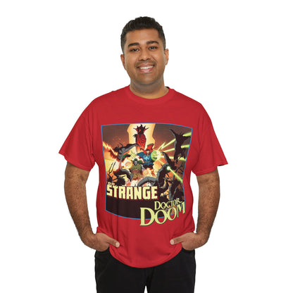 Dr Strange & Doctor Doom T-Shirt - Mike Mignola Art - Triumph & Torment - 1980s Graphic Novel Fighting Mephisto - Marvel Comics