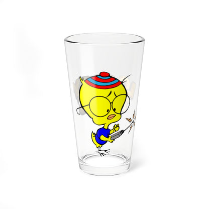 Egghead Jr Pint Glass, 16oz - Looney Tunes Character - Foghorn Leghorn Sidekick - WB Cartoon Art