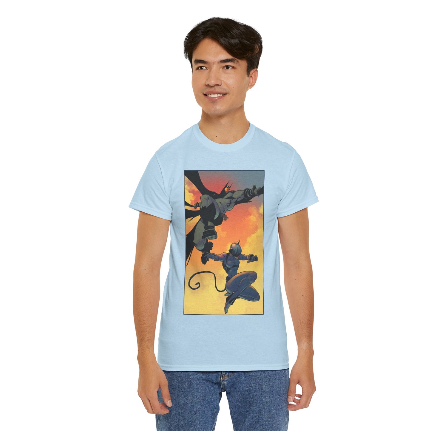 Absolute Batman & Absolute Catwoman T-Shirt - Nick Dragotta Art - DC Comics All-In