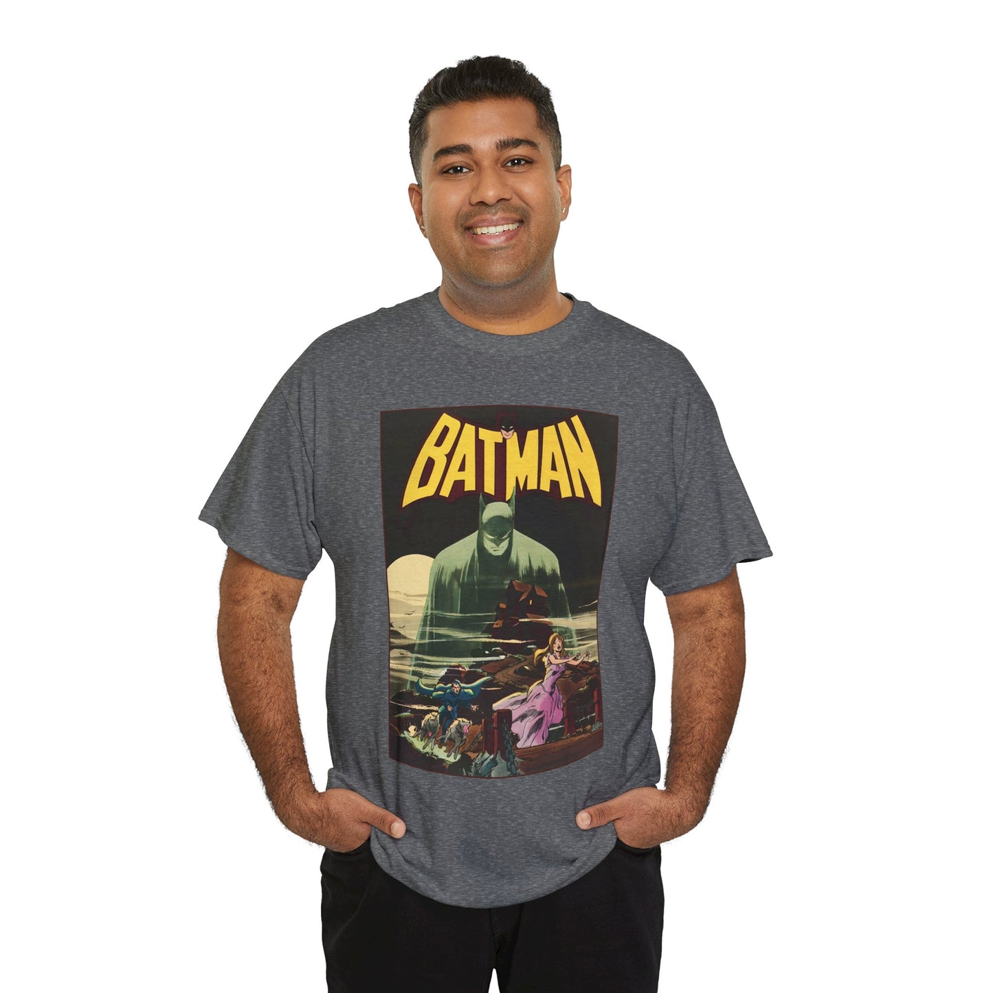 Batman T-Shirt - Neal Adams Art - #227 Cover - The Demon of Gothos Mansion! - DC Comics