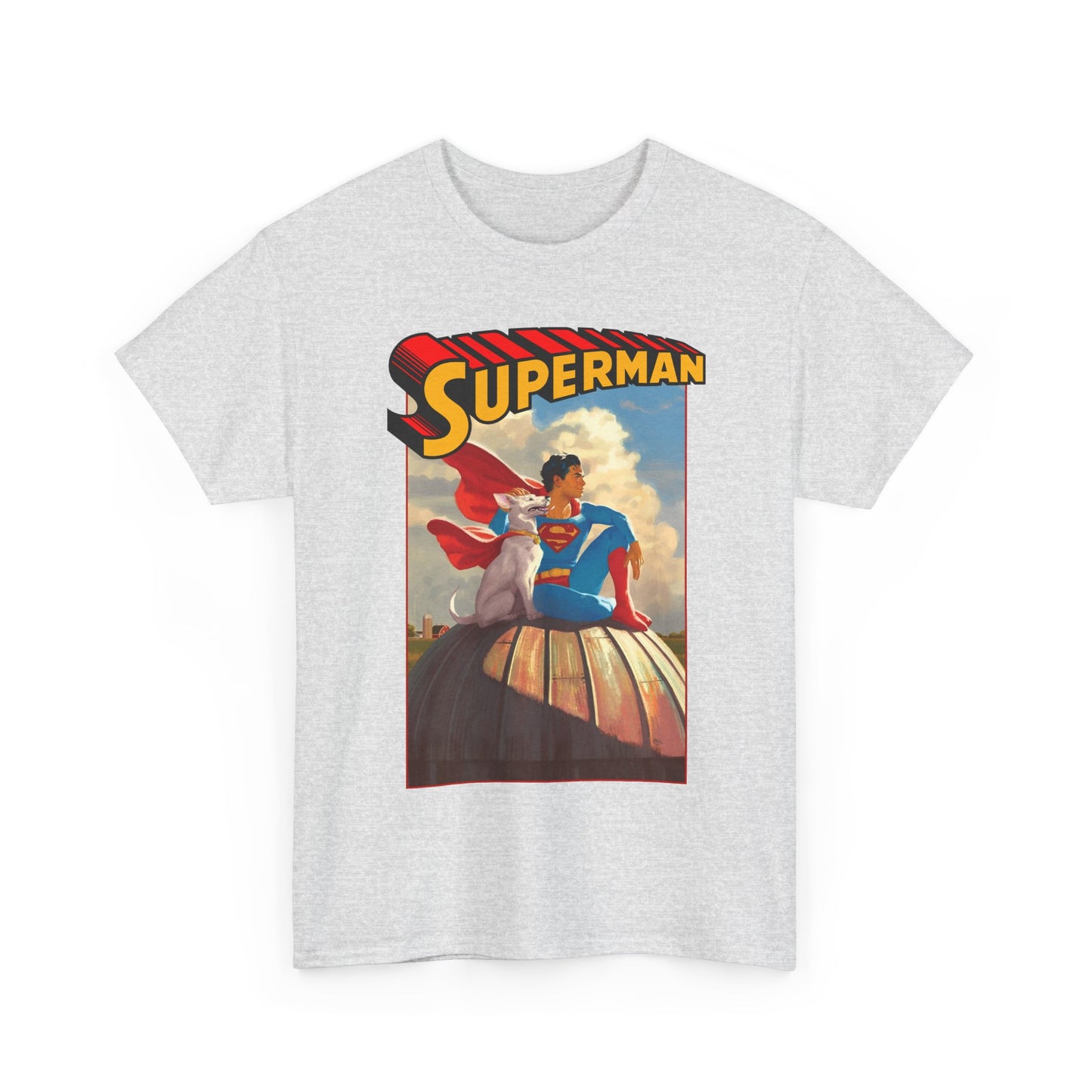 Superman & Krypto T-Shirt - 2025 Movie - Superdog from Krypton - Man of Steel, Smallville - DC Comics