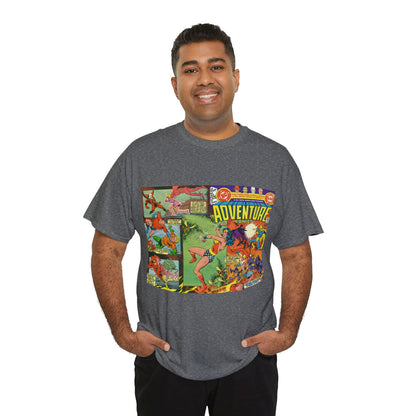 Adventure Comics #463 T-Shirt - Wonder Woman, Dr Fate, Power Girl, Deadman, Aquaman, Aqualad, Flash - DC Comics