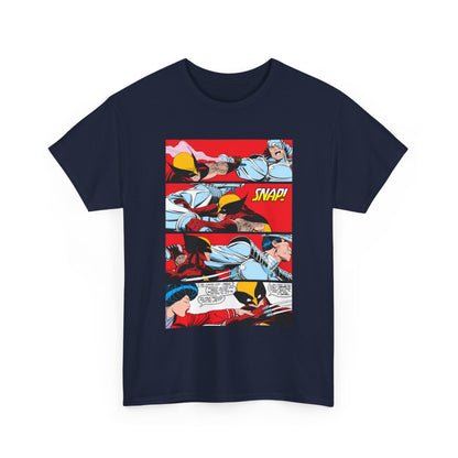 Wolverine Vs Silver Samurai Fight Page 3 T-Shirt - Uncanny X-Men #173 - Marvel Comics