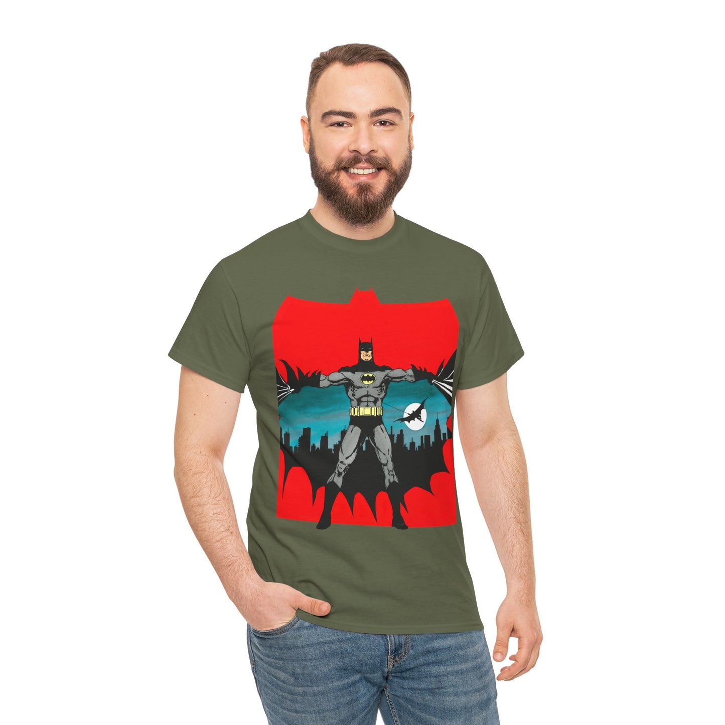 Batman T-Shirt - George Perez Art - History of the DC Universe - Gotham's Dark Knight Detective - DC Comics