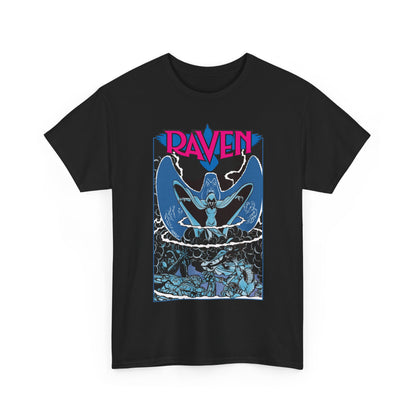 Raven T-Shirt - George Perez Art - New Teen Titans, Trigon - DC Comics
