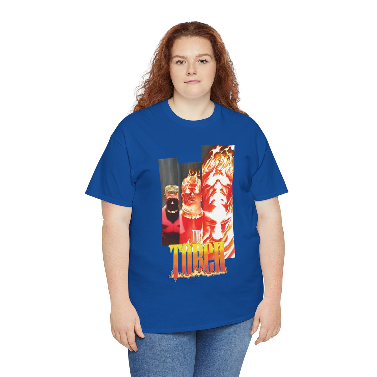 The Torch T-Shirt - Alex Ross Art - Jim Hammond - Golden Age Member of the Invaders - Marvel Comics