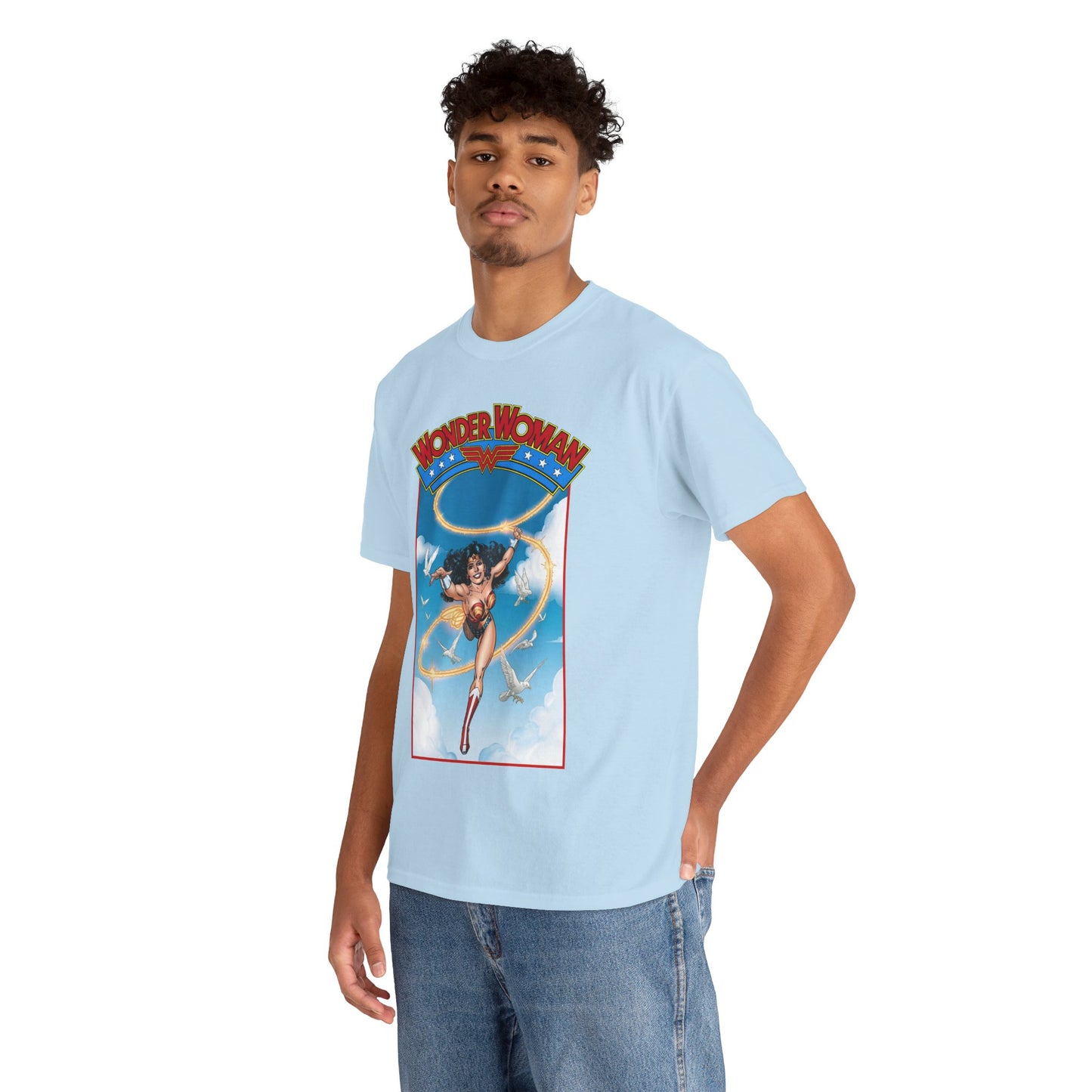 Wonder Woman T-Shirt - George Perez Art - Post-Crisis 1980s Retro Graphic - Themyscira - DC Comics