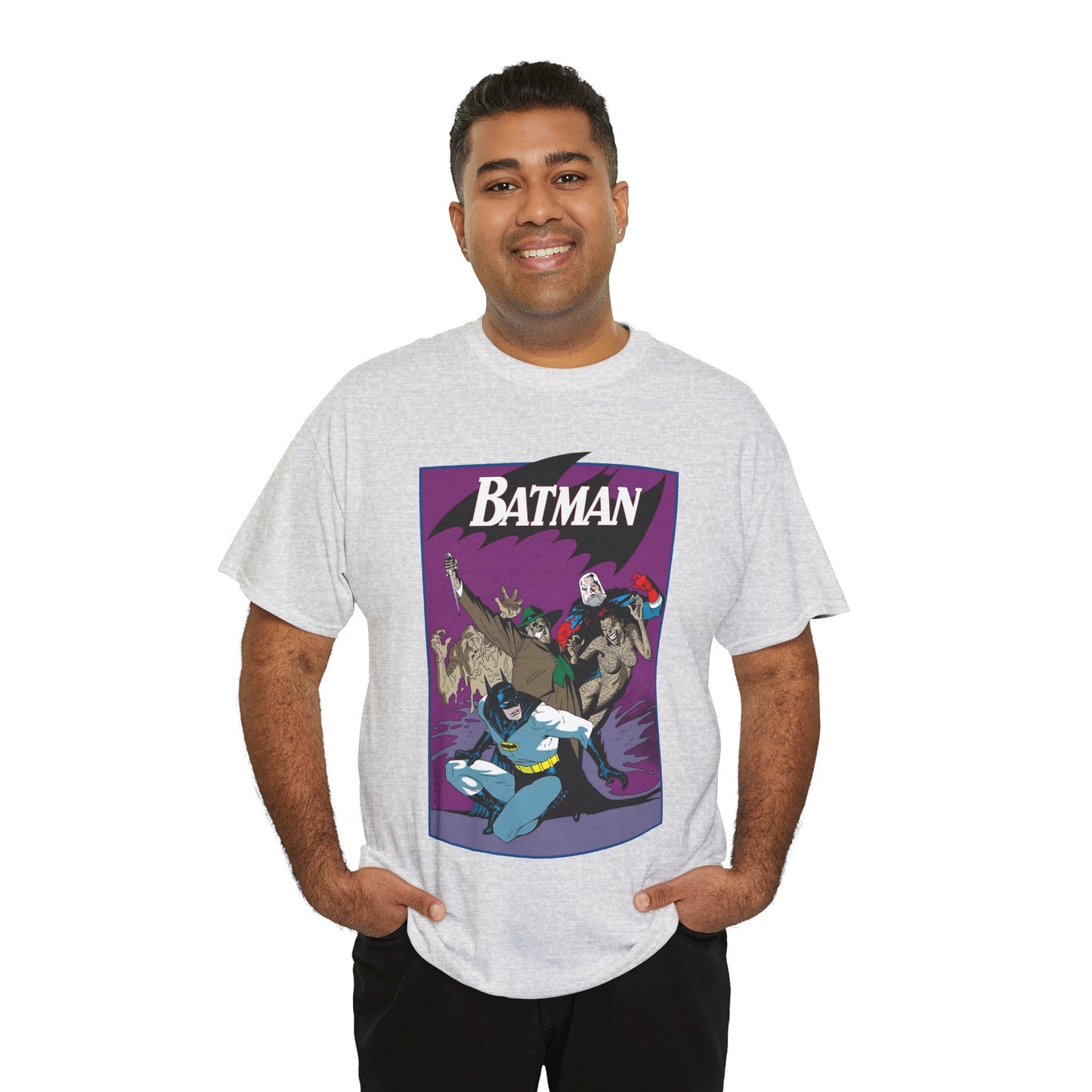 Batman & Clayface T-Shirt - Kevin Nowlan Art - Gotham, Bruce Wayne - DC Comics
