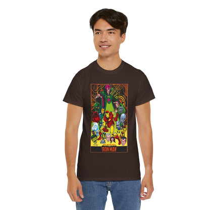 Iron Man T-Shirt - Bob Layton Art - Tony Stark - Ultron, Doctor Doom, The Mandarin, The Beetle - Marvel Comics