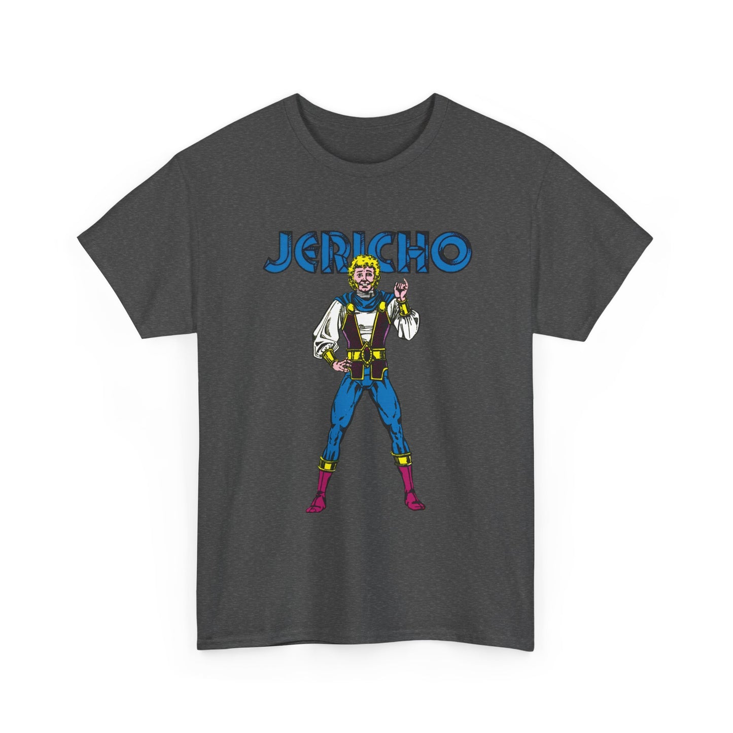 Jericho T-Shirt - George Perez Art - New Teen Titans Member - Son of Deathstroke, Brother of Ravager - DC Comics