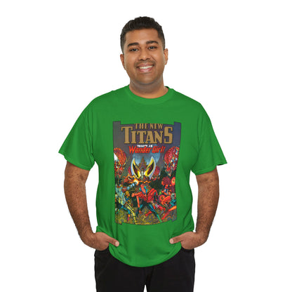 New Titans T-Shirt - George Perez Art - Who is Donna Troy? - Nightwing, Troia, Starfire, Cyborg, Jericho, Raven - DC Comics