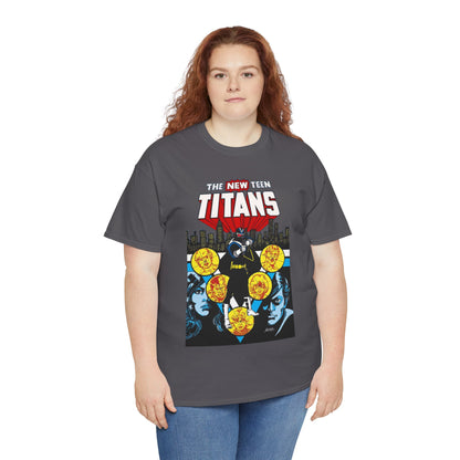 New Teen Titans T-Shirt - George Perez Art - Vigilante, Robin, Wonder Girl - Annual #2 Cover Art - DC Comics