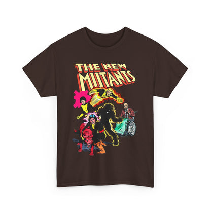 New Mutants T-Shirt - Sunspot, Cannonball, Mirage, Karma, Danni Moonstar - X-Men Characters - Marvel Comics - Mutant Students - Professor X