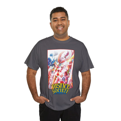 Justice Society of America T-Shirt - Alex Ross Art - JSA - Power Girl, Huntress, Robin, Starman, Hawkman - DC Comics