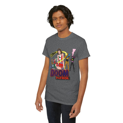Doom Patrol T-Shirt - John Byrne Art - DC Comics Who's Who Art - Beast Boy, Robotman, Mento, Elasti-Girl, Negative Man, The Chief
