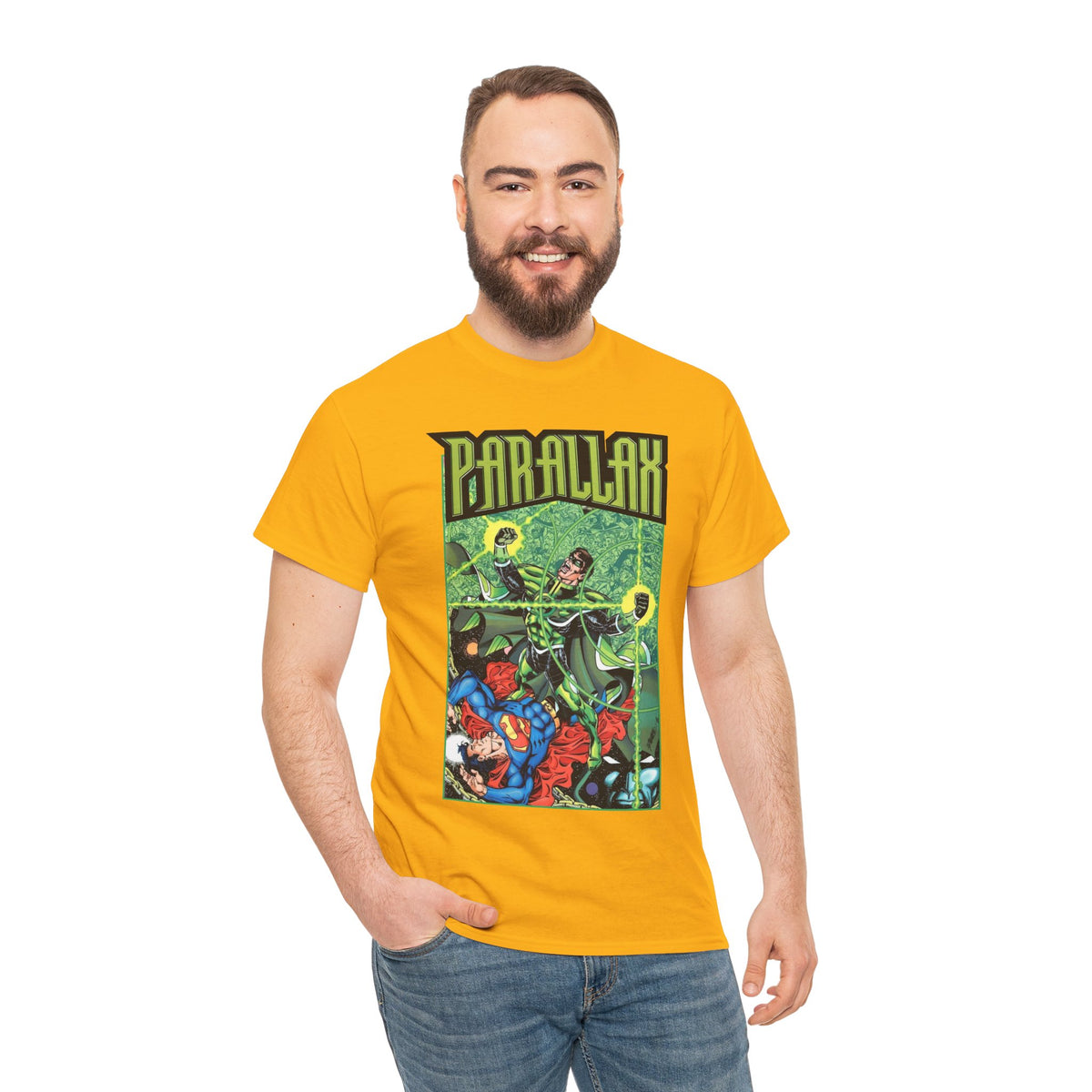 Parralax T-Shirt - George Perez Art - Reign of the Supermen Story - DC Comics