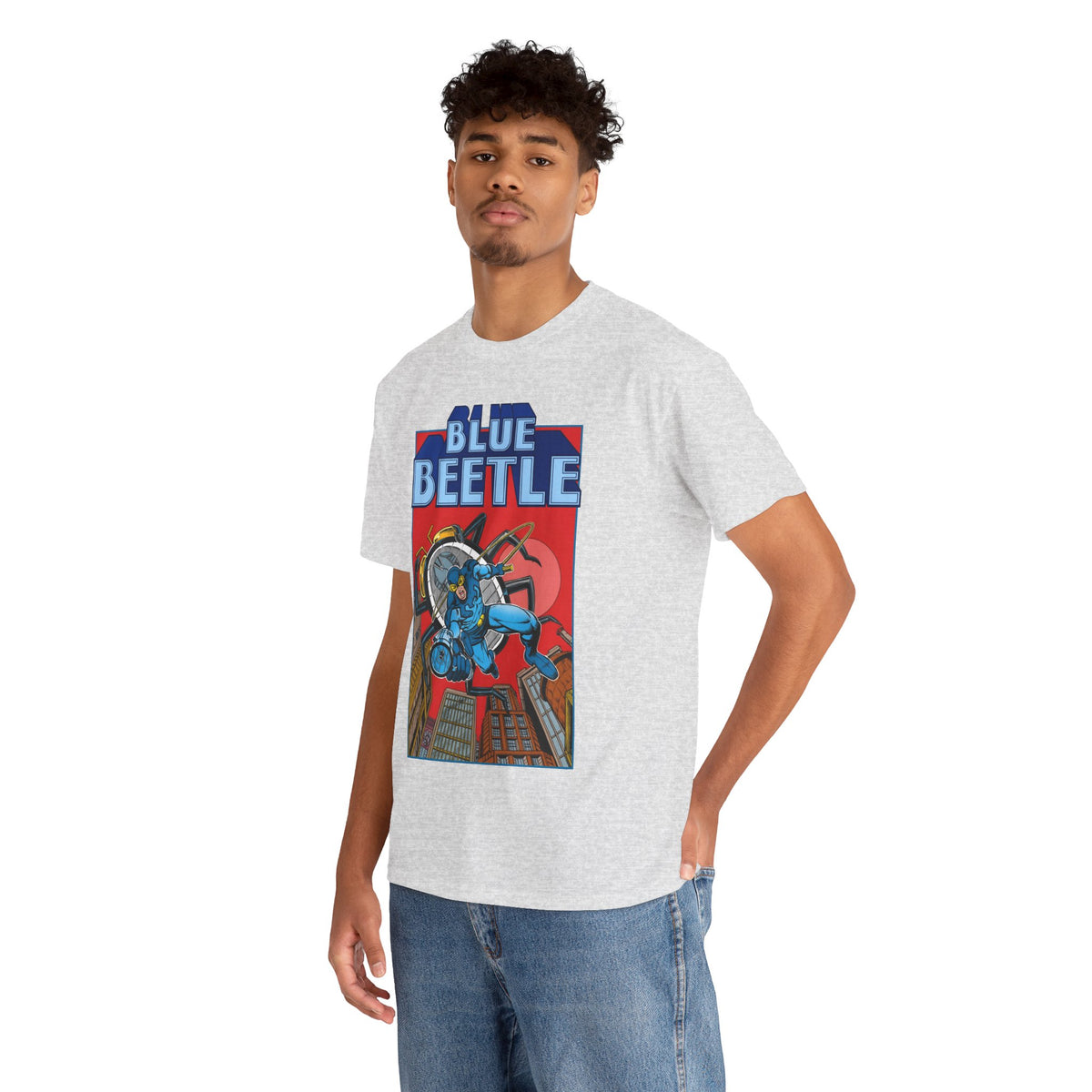 Blue Beetle T-Shirt - Paris Cullins Art - Ted Kord - DC Comics