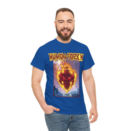 Human Torch T-Shirt - Howard Porter Art - Marvel Comics
