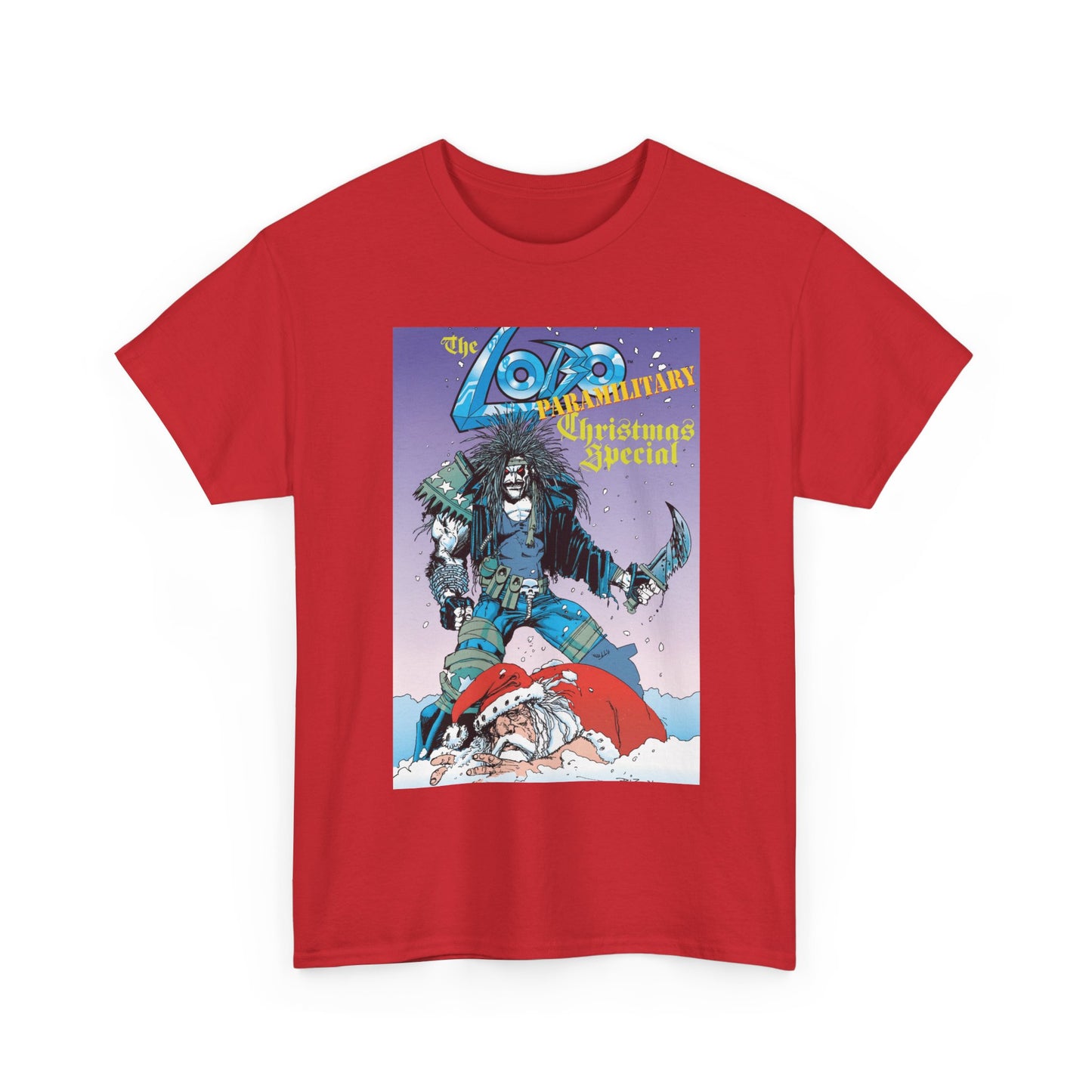 Lobo Paramilitary Christmas Special T-Shirt - Simon Bisley Art - DC Comics