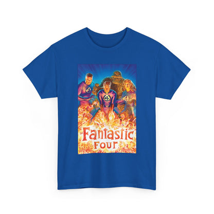Fantastic Four T-Shirt - Alex Ross Art - Mr. Fantastic, Invisible Woman, Human Torch, The Thing - Marvel Comics
